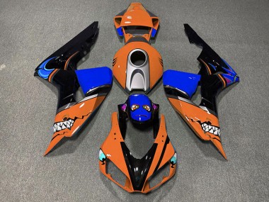 Tiburón Naranja 2006-2007 Honda CBR1000RR Carenado Moto