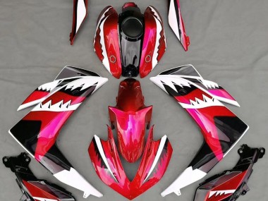 Tiburón Rojo 2015-2018 Yamaha R3 Carenado Moto