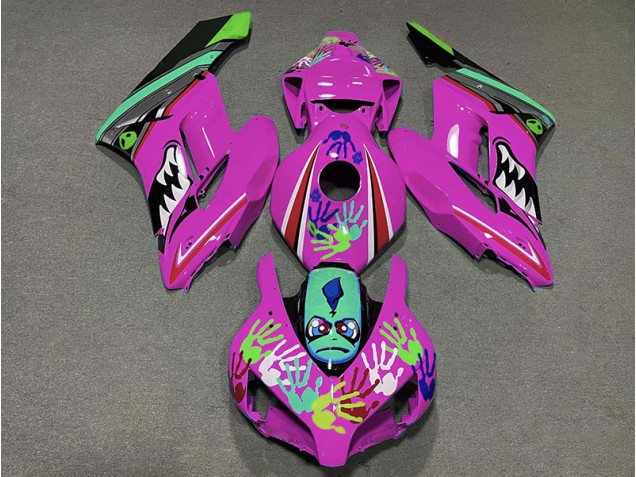 Tiburón Rosa 2004-2005 Honda CBR1000RR Carenado Moto