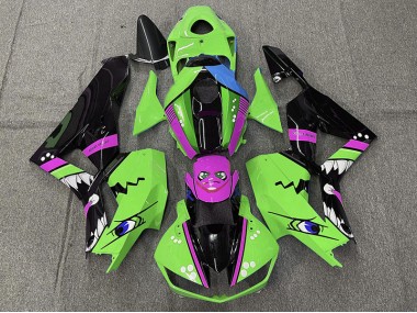 Tiburón Verde 2013-2023 Honda CBR600RR Carenado Moto