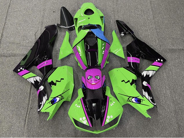 Tiburón Verde 2013-2023 Honda CBR600RR Carenado Moto