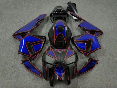 Tortuga Azul & Roja 2005-2006 Honda CBR600RR Carenado Moto