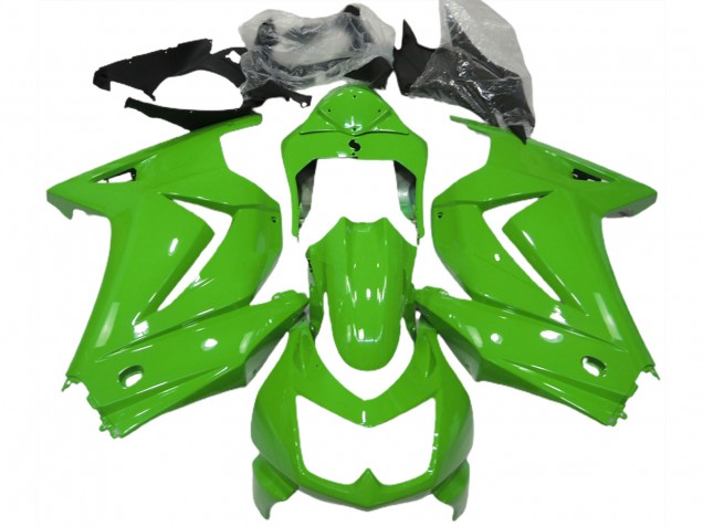 Verde 2008-2012 Kawasaki Ninja 250 Carenado Moto