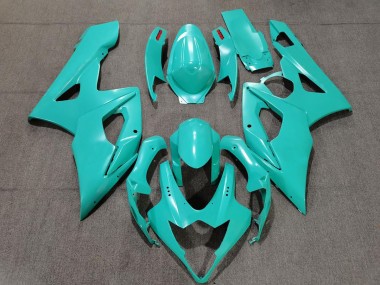 Verde Azulado 2005-2006 Suzuki GSXR 1000 Carenado Moto