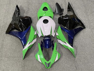 Verde & Blanco 2009-2012 Honda CBR600RR Carenado Moto