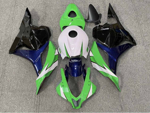 Verde & Blanco 2009-2012 Honda CBR600RR Carenado Moto Verde & Blanco 2009-2012 Honda CBR600RR Carenado Moto