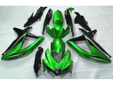 Verde Brillante 2008-2010 Suzuki GSXR 600-750 Carenado Moto