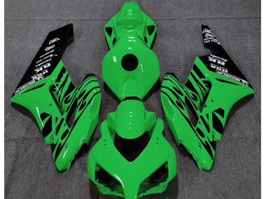 Verde Brillante Llama 2004-2005 Honda CBR1000RR Carenado Moto
