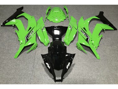 Verde Brillante & Logotipos 2011-2015 Kawasaki ZX10R Carenado Moto