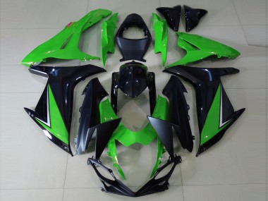 Verde Brillante & Negro 2011-2024 Suzuki GSXR 600-750 Carenado Moto