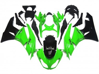 Verde Brillante Profundo Nítido 2009-2012 Kawasaki ZX6R Carenado Moto