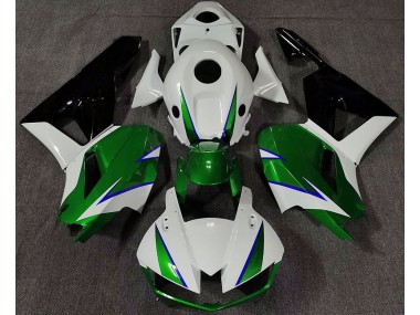 Verde Brillo Blanco & Azul 2013-2023 Honda CBR600RR Carenado Moto