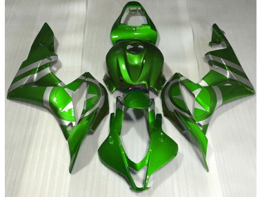 Verde Capitán América 2007-2008 Honda CBR600RR Carenado Moto