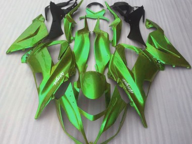 Verde Caramelo Brillo 2016-2019 Kawasaki ZX10R Carenado Moto