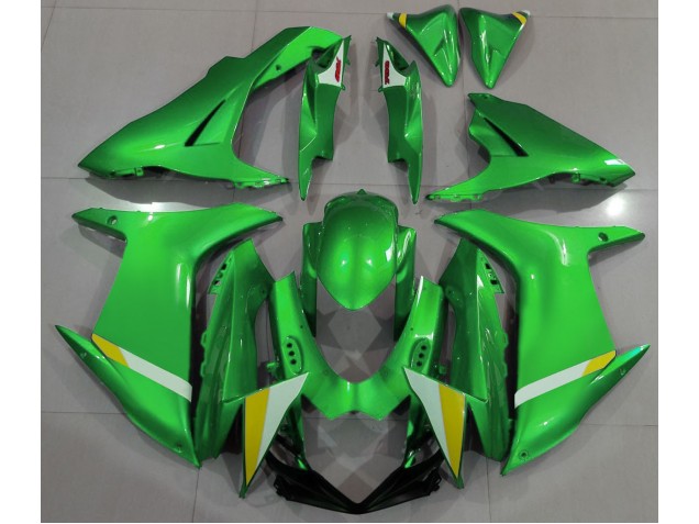 Verde Claro Brillante 2011-2024 Suzuki GSXR 600-750 Carenado Moto