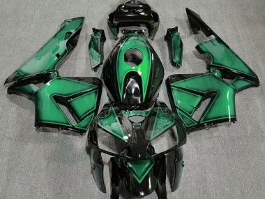 Verde Claro Intenso 2005-2006 Honda CBR600RR Carenado Moto