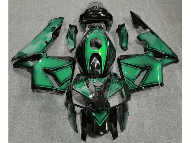 Verde Claro Intenso 2005-2006 Honda CBR600RR Carenado Moto