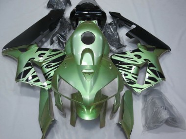 Verde Claro Llama 2005-2006 Honda CBR600RR Carenado Moto