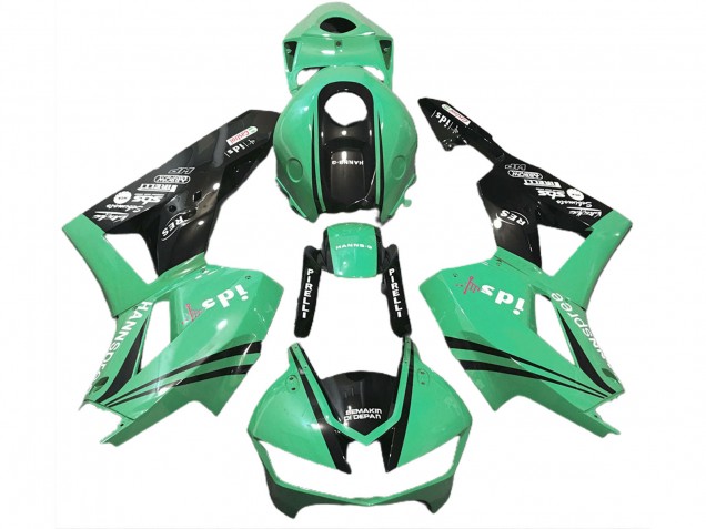 Verde Especial & Logotipos 2013-2023 Honda CBR600RR Carenado Moto