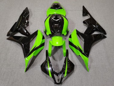Verde Lima & Negro 2007-2008 Honda CBR600RR Carenado Moto