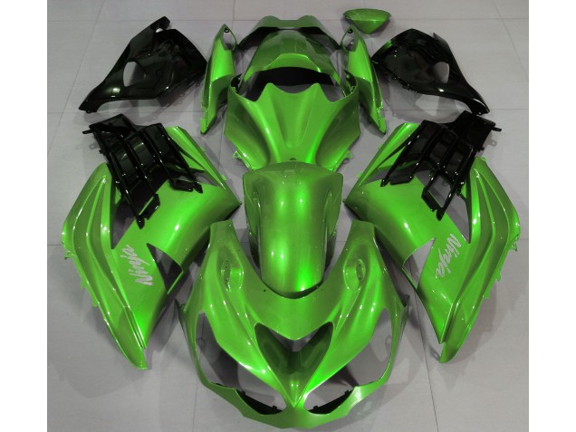Verde Líquido 2012-2021 Kawasaki ZX14R Carenado Moto
