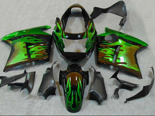 Verde Llama 1996-2007 Honda CBR1100XX Carenado Moto