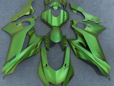 Verde Mate 2017-2021 Yamaha R6 Carenado Moto