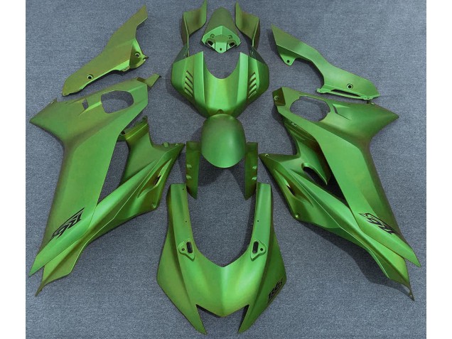 Verde Mate 2017-2021 Yamaha R6 Carenado Moto