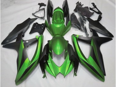 Verde Mate Sin R 2008-2010 Suzuki GSXR 600-750 Carenado Moto