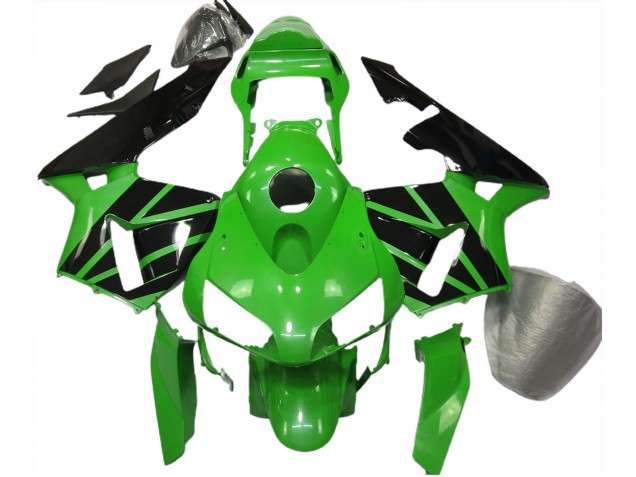 Verde Negro Sin Calcomanías 2003-2004 Honda CBR600RR Carenado Moto