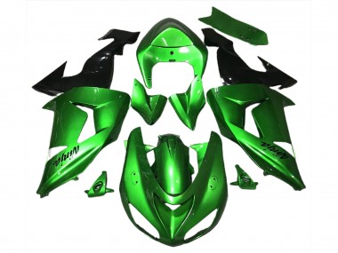 Verde Reptil 2006-2007 Kawasaki ZX10R Carenado Moto