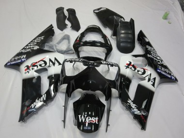 West 2003-2004 Kawasaki ZX6R Carenado Moto